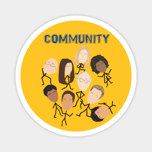 Community TV characters Magnet